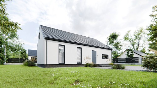 LAGOMHUS- MODEL E wizualizacja elewacji 1