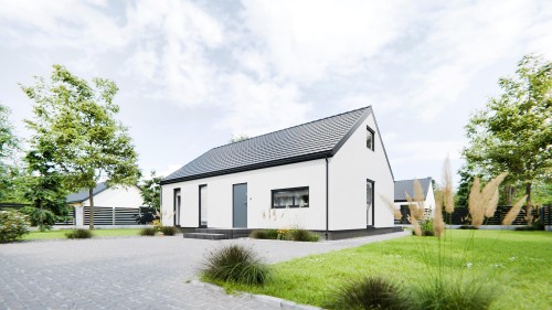 LAGOMHUS- MODEL E wizualizacja elewacji 2