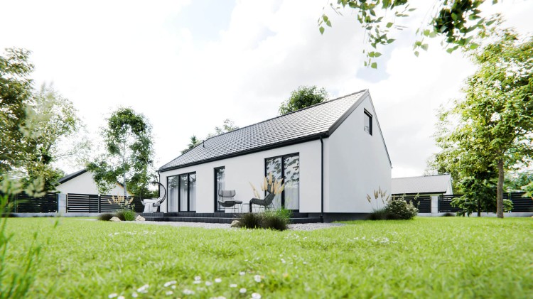 LAGOMHUS- MODEL E wizualizacja elewacji 3