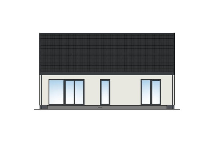 LAGOMHUS- MODEL E-ELEWACJA 3