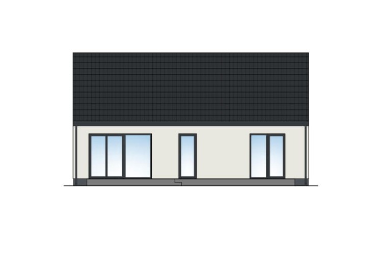 LAGOMHUS MODEL E+P ELEWACJA 3