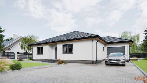 LAGOMHUS MODEL Model S+G1 Wizualizacja 2