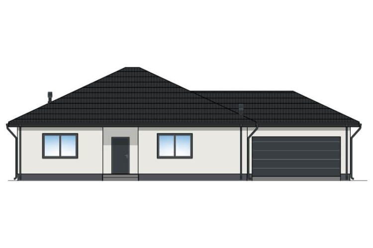 LAGOMHUS MODEL Model S+G2 Elewacja 1