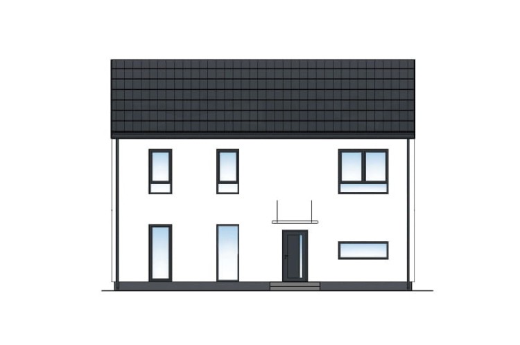 LAGOMHUS MODEL Model X  Elewacja 1