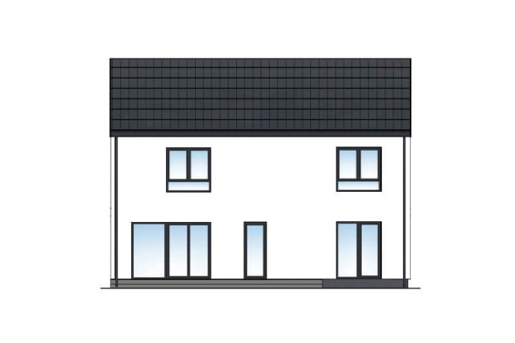 LAGOMHUS MODEL Model X  Elewacja 3