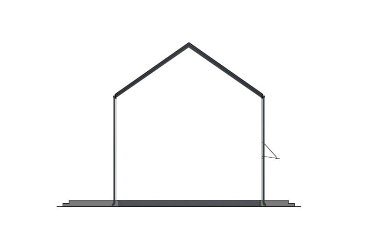 LAGOMHUS MODEL Model X  Elewacja 2