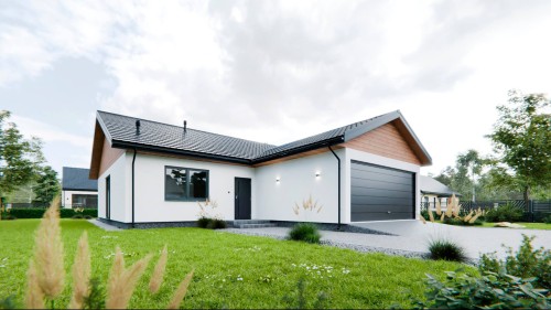 LAGOMHUS MODEL Model L+G2  Wizualizacja 1