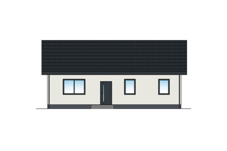 LAGOMHUS MODEL Model L Elewacja 1