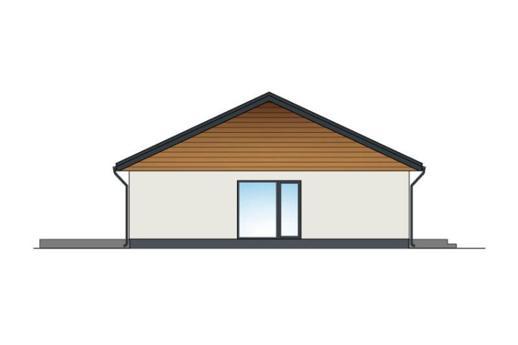 LAGOMHUS MODEL Model L Elewacja 2