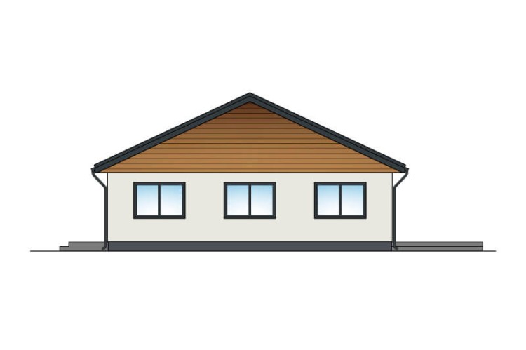 LAGOMHUS MODEL Model L Elewacja 4